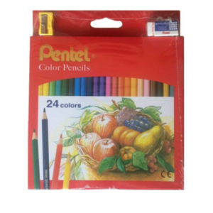 مداد رنگی 24 رنگ پنتل مدل cb