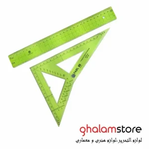 ست-حرفه-ای-گونیای-تلفیقی-و-خط-کش-30-سانت-فابل