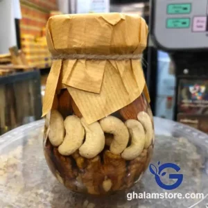 معجون عسل طبیعی ۵۰۰ گرمی | ترکیب مقوی از مغزها و عسل خالص اردبیل