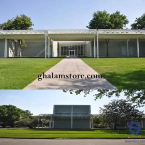 پاورپوینت بررسی و تحلیل معماری موزه منیل تگزاس